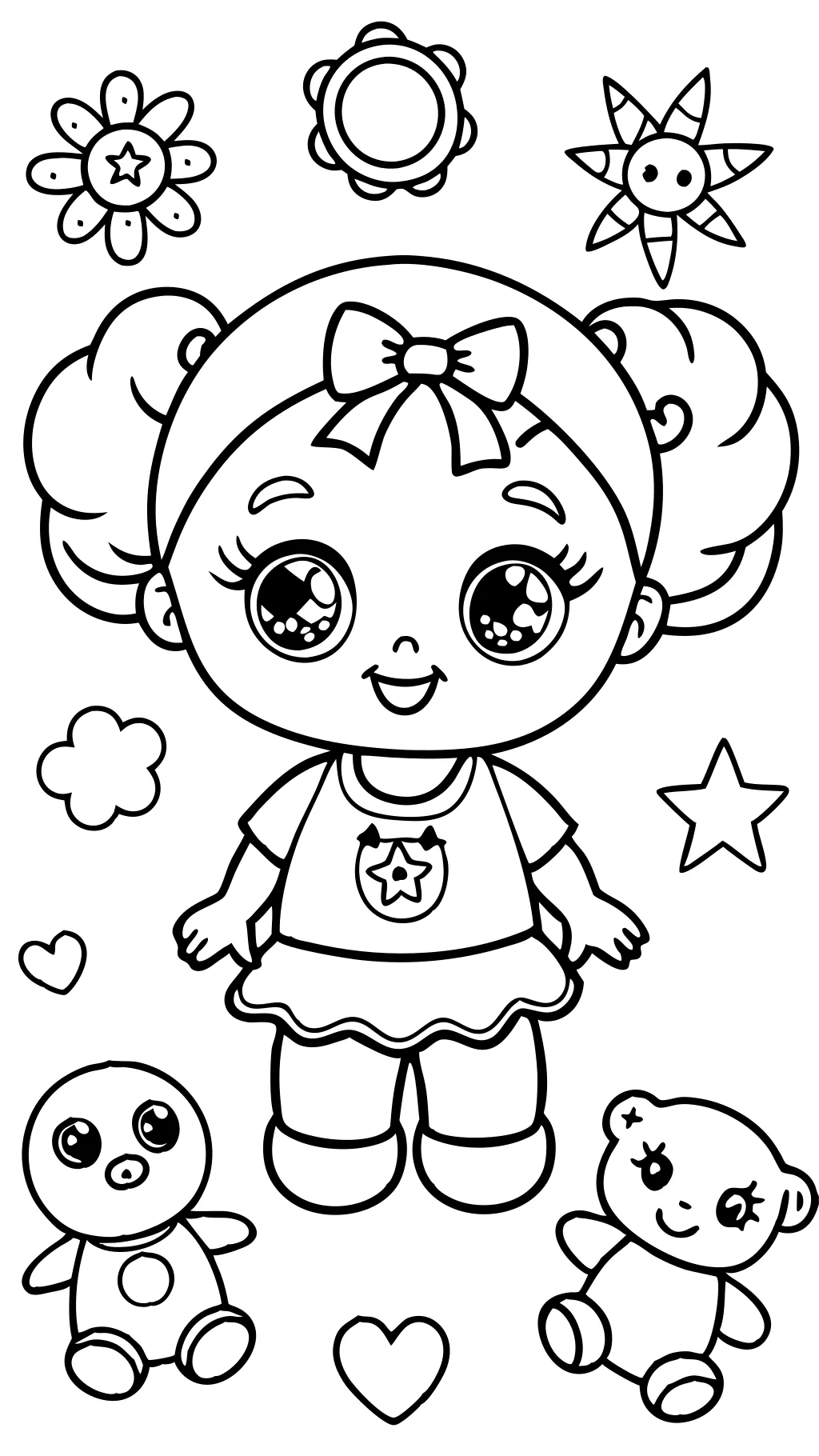 baby doll coloring pages